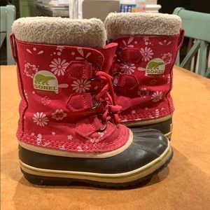 Kids Sorel snow boots